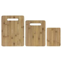 Totally Bamboo 3-Piece Bamboo Serving and Cutting Board Set