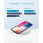 Anker Wireless Charger, PowerWave 7.5 Pad with Internal Cooling Fan, 7.5W for iPhone 11, 11 Pro, 11 Pro Max, XS Max, XR, XS, X, 8, 8 Plus, 10W for Galaxy S10 S9 S8, Note 10 (with Quick Charge Adapter)