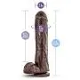 Eden 11.5 Inch Extra Long Thick Realistic Dildo - Monster Cock and Balls Dong - Sex Toy for Women