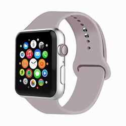IYOU Sport Band Compatible with Watch Band 38MM 42MM 40MM 44MM, Soft Silicone Replacement Sport Strap Compatible with 2019 Watch Series 5 2018 Watch Series 4/3/2/1
