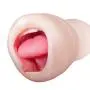 Tracys Dog? Masturbator Cup Realistic Mouth with Teeth and Tongue Blow Job Stroker Oral Sex Toys Pocket Vagina Pussy for Male Masturbation