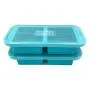 Souper Cubes Extra-Large Silicone Freezer Tray - makes 2 perfect 2 cup portions - freeze soup, stew, sauce, or meals (2 Cup tray, Aqua color, pack of 2, with lids)