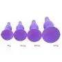 4Pcs Waterproof Anal Plug Sex Toys For Woman Butt Plugs Masturbator Silicone Anal Sex Toys (Purple)