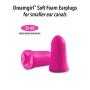 Macks Dreamgirl Soft Foam Earplugs, 50 Pair, Pink - Small Ear Plugs for Sleeping, Snoring, Studying, Loud Events, Traveling & Concerts