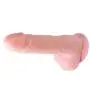 7" Realistic Penis Waterproof Soft Silicone Dildo Dong Cock with Veins Balls Adult Sex Toy for woman