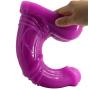 10 Inch Realistic Double Layer Silicone Toy with Strong Suction Cup