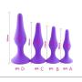 Set of 4 Beginner Trainer Set Silicone ?n?les Beads Hand-Free use with Suction Cup (Purple)