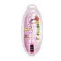 FW 6 Frequency Spinning Vibrating Plug Massage Soft Beads Toys for Couples Plug Silicone Products,Pink