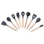 CUTICATE Cooking Tool Set Non Stick Cookware Set Silicone Cooking Utensils Outdoors