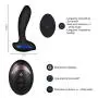Male Prostate Massager Anal Sex Toys with 10 Vibration Modes - Heating Wireless Remote Anal Butt Plug for Unisex G spot Vibrator