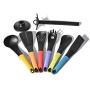Silicone Nylon Kitchenware Set With 6 Pieces Of High Temperature Resistant Non-Stick Pan Soup Spoon And Spatula Set