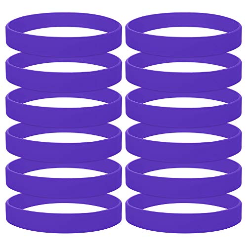 GOGO Wholesale Rubber Bracelets for Kids Silicone Wrist Bands for Events Rubber Bands Party Favors