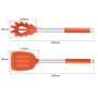 SKYyao Kitchen utensil set Non-stick pan silicone shovel bottomed frying pan cooking kitchenware set stainless steel high temperature silicone kitchenware silicone