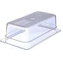 Carlisle 3066107 StorPlus Third Size Food Pan, Polycarbonate, 4" Deep, Clear