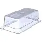 Carlisle 3066107 StorPlus Third Size Food Pan, Polycarbonate, 4" Deep, Clear