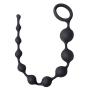 Cob Silicone Anal Beads Body Safe Butt Plug with Beads Sex Toy for Anal Players 13.9&quot (Black)