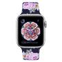 YOUKEX Sport Flower Band Compatible with Apple Watch 38mm 40mm 42mm 44mm,Soft Printed Strap Replacement Wristbands Compatible with iwatch Sport Series 4 Series 3 Series 2 Series 1