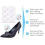 VivoFoot 3 Packs Gel Round Cushion Pads, Shoe Pads Soft Self Adhesive Spot Pad Insert Stickers for Foot Pain (18 pcs)