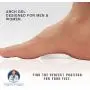 Dr. Fredericks Original Peel & Stick Foot Arch Support Gel Pads - 6 Pieces - High Arch Cushions - Relieves Pain from PES Cavus