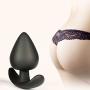 3Pcs/Set Anal Plug Silicone Butt Plug Anal Sex Toy,3 Different Size to Fit,Body Safe Anal Sex Toys,Black