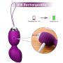 Ben-Wa Balls,Hizek 5 in 1 Ben-Wa Exercise Weighes for Tightening & Pleasure with Wireless Control Remote,Safe Silicone for Bladder Control&Pleasure