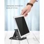 MoKo Phone/Tablet Stand, Foldable Desktop Holder for Devices(6-11") Fit iPhone 11 Pro Max/11 Pro/11, iPad 10.2" 2019, iPhone Xs/Xs Max/Xr/X, iPad Air 3, Mini 5, Galaxy Note 10 Plus, Black(Large Size)