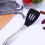 Kitchen Utensils, 304 Stainless Steel Kitchenware Set Silicone Cookware, Anti-Scalding Non-Stick Pot High Temperature Spoon Shovel Set, Kitchenware