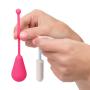 CalExotics Utopia Weighted Silicone Kegel Trainer Set ? Ben Wa Vaginal Kegel Weights - Hands Free Pelvic Floor Weight Exercise - Waterproof Sex Toys For Women ? Pink