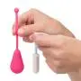 CalExotics Utopia Weighted Silicone Kegel Trainer Set ? Ben Wa Vaginal Kegel Weights - Hands Free Pelvic Floor Weight Exercise - Waterproof Sex Toys For Women ? Pink