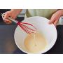 Heat-Resistant Silicone Cooking Utensils Pots Tool Sets Non-stick Cookware Set Baking Tool Kit Kitchenware 10 pcs/Pack (red)