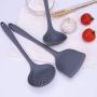 Silicone kitchenware three suits spoon drain spade shovel special non-stick cooking temperature safety tool suite - the best kitchen gift