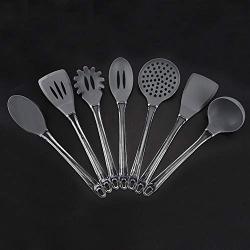 SKYyao Kitchen utensil set Silicone Kitchen Utensils Set kitchenware 7 piece kitchen cooking scoop scoop Silicone