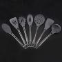 SKYyao Kitchen utensil set Silicone Kitchen Utensils Set kitchenware 7 piece kitchen cooking scoop scoop Silicone