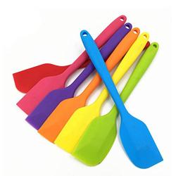 Mixing Spatula - Plastic Mixing Spatula - Kitchen Silicone Cream Butter Cake Spatula Mixing Batter Scraper Brush Butter Mixer Cake Brushes Baking Tool Kitchenware - G L - Mixing Spatula Set