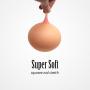 TISHAA Novelty Toy for Adult Hand Stress Reliever Ball 3D Realistic Silicone Squeeze Boob Boobies Joke Gift with Nice Cute Box for Bachelorette Party/Club/Suprised Present, Not for Child/Kid (Nude)