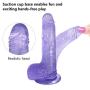 CharmingNight Thickening Lengthening 10.62 Inch Realistic Interactive Massager Toys Lifelike Silic?ne-D?ld? with Suction Cup for Women Friction Wand Massager