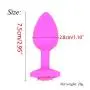 Knowwest ?màl Six Toys Trainer Silicone Rose B-ütt Plùgs Stimùl?tion for Starter Beginner Men Women Couples