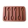 Kitchen New Silicone Spoon Shape Chocolate Mold Kitchenware Jelly Ice Mould Baking Tool