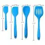 DINNA Silicone Kitchenware 10Pcs Set,Heat Resistant Non Stick Kitchen Utensils Baking Tools Cooking Utensils Gadgets Cookers, Non-Stick Heat Resistant for Cookware