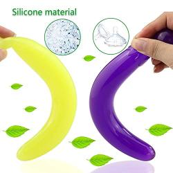 for Women and Men Super Soft Silicone Vegetables Design Female Massage Toy Prostata Funny Toys Men,Transparent