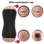 WY-Massagrel Mens 3D Realistic Lifelike Silicone Handheld Adult Toys for Men Relaxing Sucking Modes 00 by WY-Love