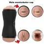 WY-Massagrel Mens 3D Realistic Lifelike Silicone Handheld Adult Toys for Men Relaxing Sucking Modes 00 by WY-Love