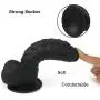 Realistic Anal Dildo with Strong Suction Cup for Beginners, Odorless Silicone Penis Masturbation Tools Adult Sex Toy for Women Vaginal G-spot and Anal Play，6.9 inch