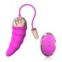 JADEKIOR 10 Frequency Silicone USB Rechargeable Adult Toys for Women-Hot Pink,Super Powerful But Very Quiet Motor