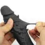 Privacy Packaging. Silicone penile Condom Expander expands Male Chastity Toys