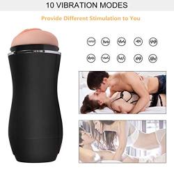 Cheap P?ck?t Püss?sf??t for Men Electric Adullt Toys, Realistic Hands Free Small, V?br?t?ng Silicone Waterproof USB Rechargeable Girls Voice Automatic Warm Mugs Trainer with Audio