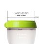 Comotomo Natural Feel Baby Bottle, Green, 8 Ounces