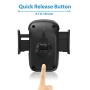 Beam Electronics Universal Smartphone Car Air Vent Mount Holder Cradle Compatible With iPhone XS XS Max XR X 8 8+ 7 7+ SE 6s 6+ 6 5s 4 Samsung Galaxy S10 S9 S8 S7 S6 S5 S4 LG Nexus Nokia and More