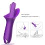 Clitoral Vibrators, G Spot Clit Nipples Massager Waterproof Rechargeable Clitoris Stimulator with 10 Intensities Modes, SXOVO Vibrate Masturbation Dildo Adult Sex Toys for Couples, Solo, Women Orgasm