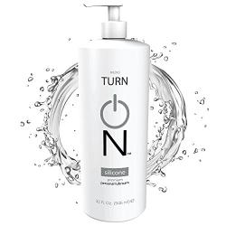 Turn On Personal Silicone Based Lubricant, 32 Ounce Bottle for Smooth Skin, Easy Clean-Up, and No Sticky Mess